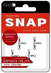 NaniwaOsakaShi Zahfest500 Triple Swivel Stainless Size:2*3 - NaniwaOsakaShi