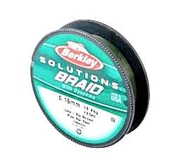 BERKLEY 0,18MM SOLUTIONS BRAID MIS.125MT GREEN - BERKLEY
