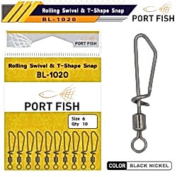 Portfish BL1020 No:10 Kilitli Maket Klipsi 10pcs - PORT FİSH