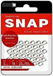 NaniwaOsakaShi Zahfest500 SplitRing Slim Stainless Size:8,5mm - NaniwaOsakaShi