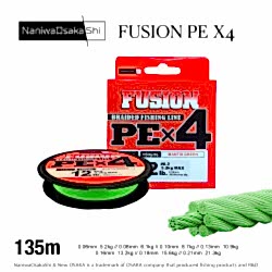 NANIWAOSAKASHI FUSION 4X 135MT 0,18MM IPEK IP - NANIWAOSAKASHI