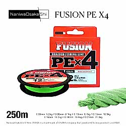 NANIWAOSAKASHI FUSION 4X 250MT 0,16MM IPEK IP - NANIWAOSAKASHI