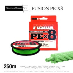 NANIWAOSAKASHI FUSION 8X 250MT 0,16MM IPEK IP - NANIWAOSAKASHI