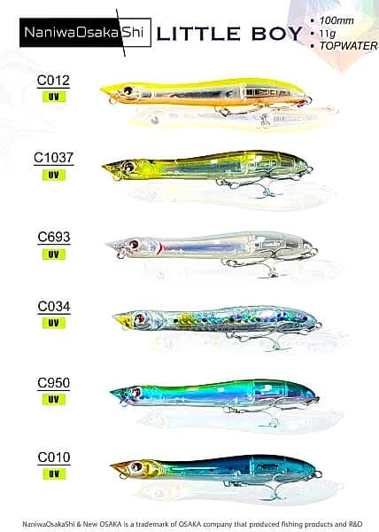 NANIWAOSAKASHI LITTLE BOY 100MM 11GR TOPWATER C950 SAHTE BALIK - 2