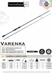 NANIWAOSAKASHI VARENKA 2,28CM 7-21GR 2PCS OLTA KAMISI - NANIWAOSAKASHI