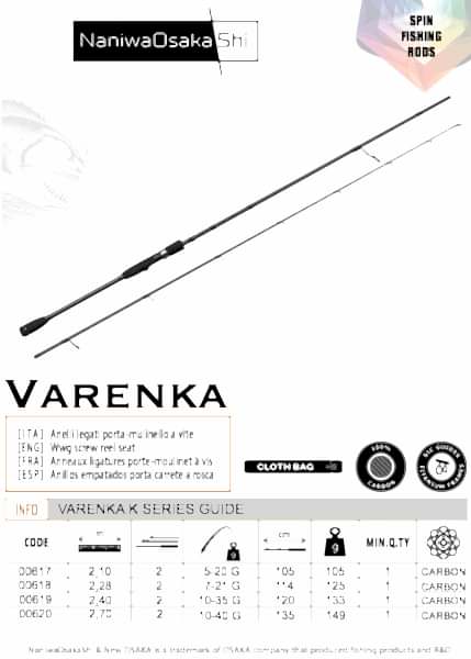 NANIWAOSAKASHI VARENKA 2,70CM 10-40GR 2PCS OLTA KAMISI - 1