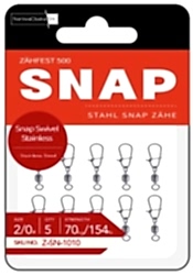 NaniwaOsakaShi Zahfest500 Snap Swivel Stainless Size:2 - NaniwaOsakaShi