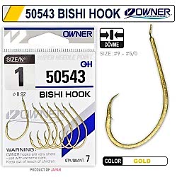 Owner 50543 Bishi Hook Gold İğne No:4 - OWNER