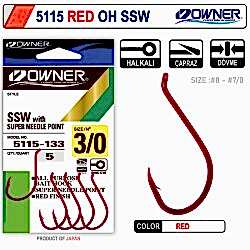 OWNER 5115 RED No:5/0 Oh Ssw - OWNER