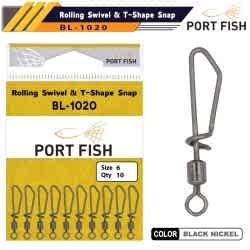 PORTFISH BL1020 No:8 Kilitli Maket Klipsi - PORT FİSH