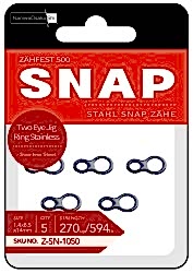 NaniwaOsakaShi Zahfest500 TwoEye JigRing Stainless Size:1.4X8.5X14 - NaniwaOsakaShi