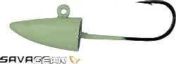 Savage Gear LRF Micro Sandeel Jighead Glow 3g #8 4 - SAVAGE GEAR