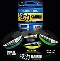SHIMANO LİNE KAİRİKİ 8+150M 0,19MM 12,8KG M.GREEN İP MİSİNA - SHIMANO