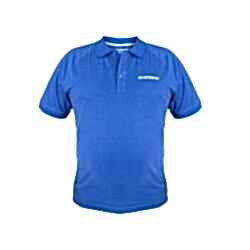 Shimano SHM Short Sleeve Polo Blue L - SHİMANO