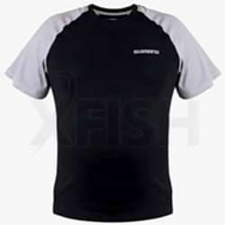 Shimano SHM Short Sleeve T-Shirt Black XXL - SHİMANO
