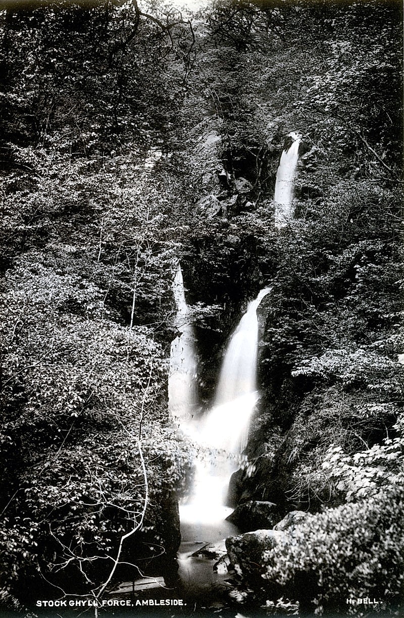 Stock Ghyll Force photographed by Herbet Bell-800